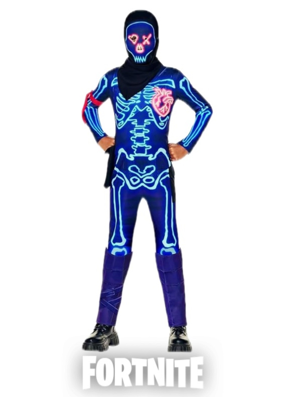 IN SPIRIT Designs Fortnight Party Trooper Halloween Costume Youth Size XL 14-16